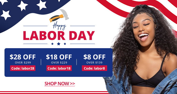 Unice hair labor day sale:up to 28$ off!