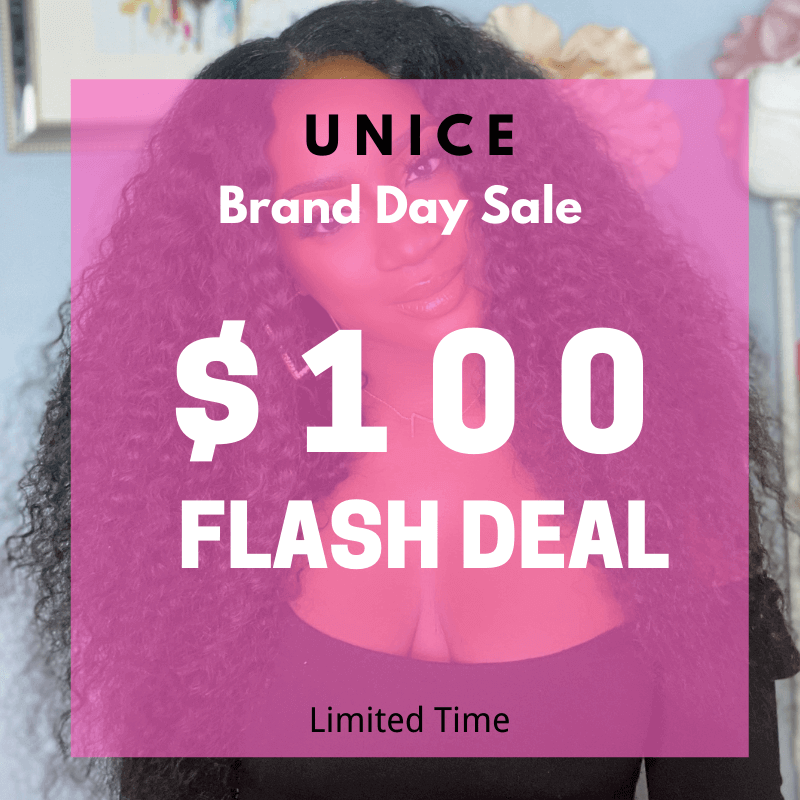 $100 Flash Sale+50% Off Everything+BOGO HD Lace Wigs!