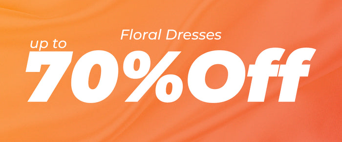 Floral Dresses up to 70% Off