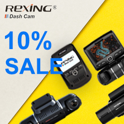 【SALE】Rexing Dual Channel Dash Cam