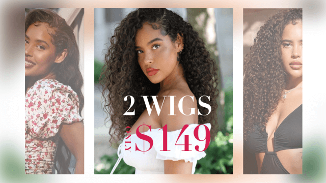 2 Wigs Only $ 149