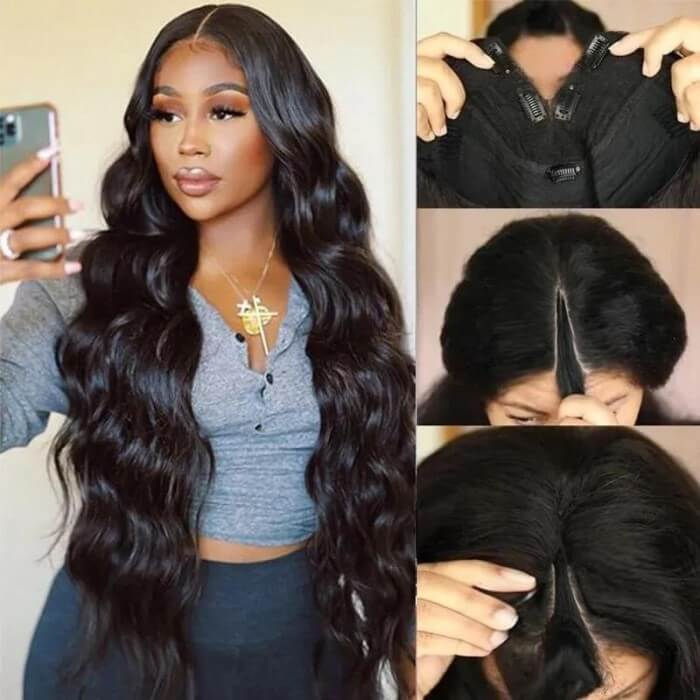 Beginner Friendly V Part Body Wave Wigs: 22% Off & Free Robe